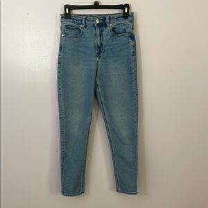 American Eagle Outfitters Blue Ankle Cropped Jeans